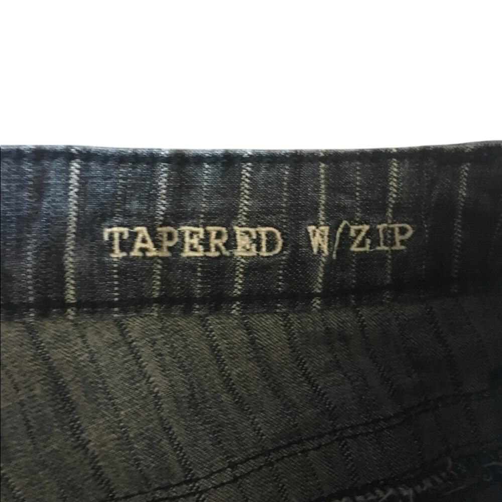 Y2K Lux Skinny Tapered Leg Zip Ankle Super Skinny Jeans EUC Marked 27 fits 26 - Picture 4 of 7